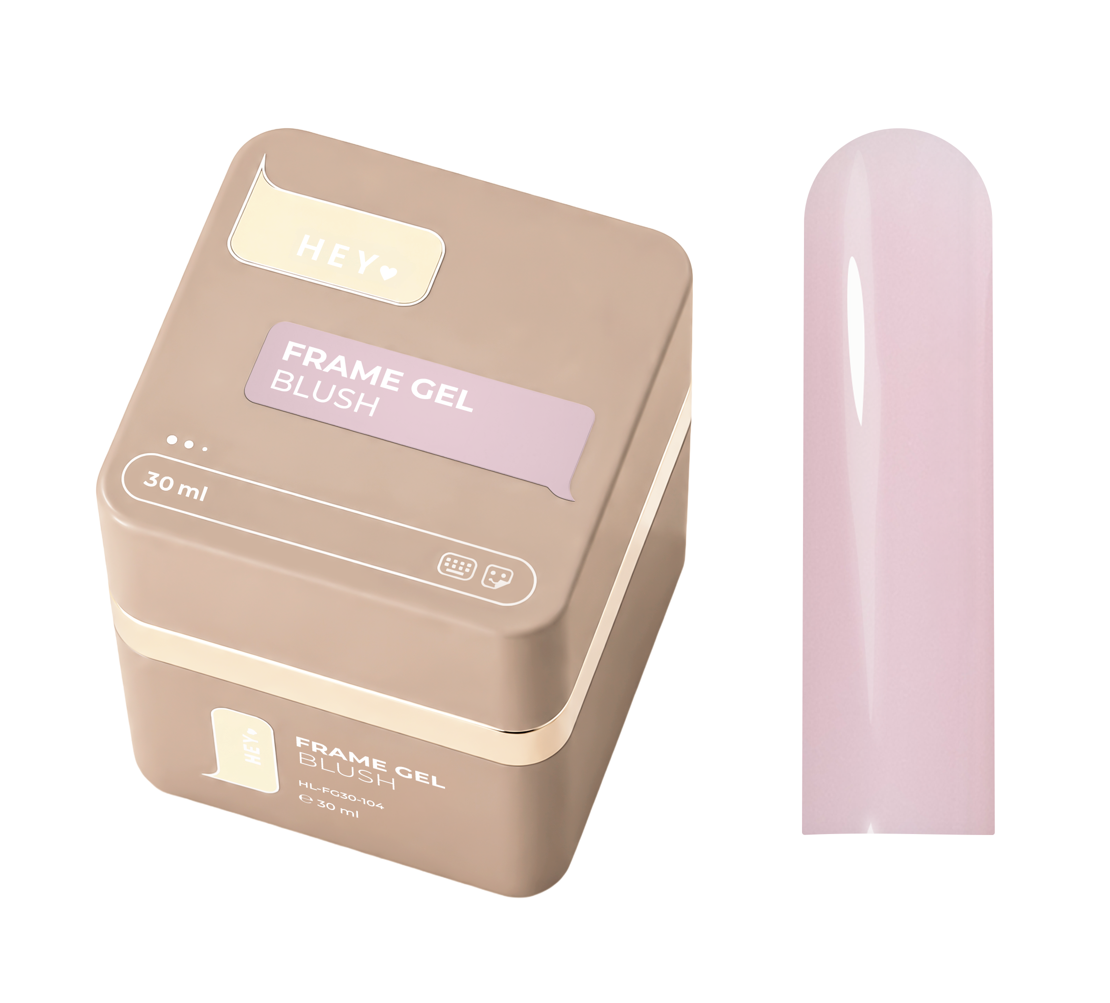 HEYLOVE. Frame Gel, BLUSH, with pump 30 ml